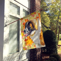 Saint Bernard Fall Flag Canvas House Size BB9940CHF