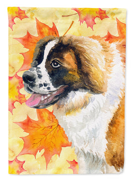 Saint Bernard Fall Flag Canvas House Size BB9940CHF