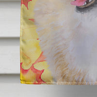 Pomeranian Fall Flag Canvas House Size BB9943CHF