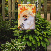 Pomeranian Fall Flag Garden Size BB9943GF