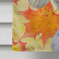 Sealyham Terrier Fall Flag Canvas House Size BB9945CHF