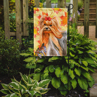 Yorkshire Terrier Fall Flag Garden Size BB9946GF