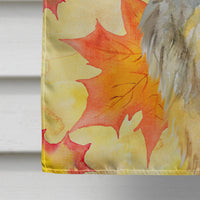 Brussels Griffon Fall Flag Canvas House Size BB9948CHF