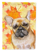 French Bulldog Fall Flag Canvas House Size BB9949CHF