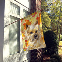 Cairn Terrier Fall Flag Canvas House Size BB9951CHF