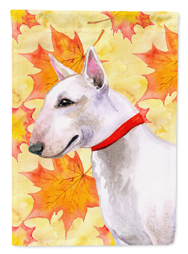 Bull Terrier Fall Flag Garden Size BB9954GF