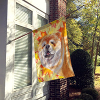 Chow Chow Fall Flag Canvas House Size BB9956CHF