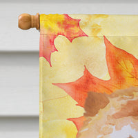 Chow Chow Fall Flag Canvas House Size BB9956CHF