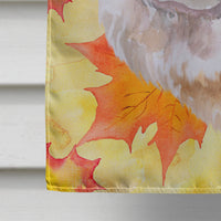 Chow Chow Fall Flag Canvas House Size BB9956CHF