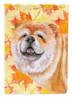 Chow Chow Fall Flag Canvas House Size BB9956CHF