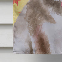 Siberian Husky Grey Fall Flag Canvas House Size BB9957CHF