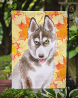 Siberian Husky Grey Fall Flag Garden Size BB9957GF