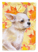 Chihuahua Leg up Fall Flag Canvas House Size BB9958CHF