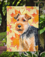 Welsh Terrier Fall Flag Garden Size BB9961GF