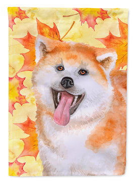 Akita Fall Flag Canvas House Size BB9964CHF