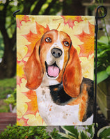 Basset Hound Fall Flag Garden Size BB9965GF