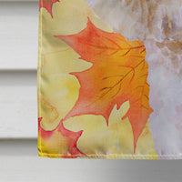 Bichon Frise #2 Fall Flag Canvas House Size BB9966CHF