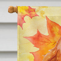 Cocker Spaniel Fall Flag Canvas House Size BB9967CHF