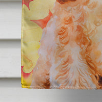 Cocker Spaniel Fall Flag Canvas House Size BB9967CHF