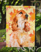 Cocker Spaniel Fall Flag Garden Size BB9967GF