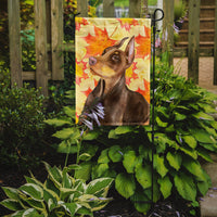 Doberman Pinscher Fall Flag Garden Size BB9970GF