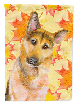 German Shepherd #2 Fall Flag Canvas House Size BB9972CHF