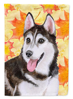 Siberian Husky #2 Fall Flag Canvas House Size BB9973CHF