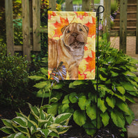 Shar Pei Puppy Fall Flag Garden Size BB9980GF