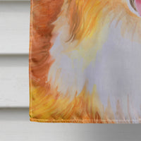 Sheltie Fall Flag Canvas House Size BB9981CHF