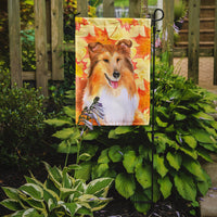 Sheltie Fall Flag Garden Size BB9981GF