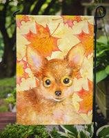 Toy Terrier Fall Flag Garden Size BB9983GF