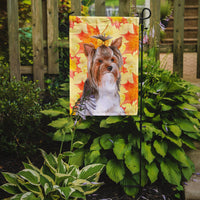 Yorkshire Terrier #2 Fall Flag Garden Size BB9984GF