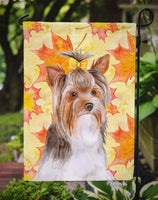 Yorkshire Terrier #2 Fall Flag Garden Size BB9984GF