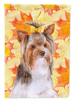 Yorkshire Terrier #2 Fall Flag Garden Size BB9984GF