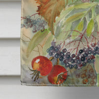 Autumn Flowers I by Maureen Bonfield Flag Canvas House Size BMBO0698CHF