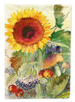 Autumn Flowers I by Maureen Bonfield Flag Canvas House Size BMBO0698CHF