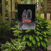 40 Years Flag Garden Size