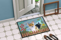 Pembroke Corgi Spring Indoor or Outdoor Mat 24x36 CK1204JMAT