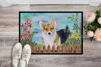 Pembroke Corgi Spring Indoor or Outdoor Mat 18x27 CK1204MAT