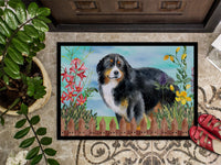 Bernese Mountain Dog Spring Indoor or Outdoor Mat 18x27 CK1207MAT