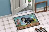 Bernese Mountain Dog Spring Indoor or Outdoor Mat 18x27 CK1207MAT