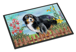 Bernese Mountain Dog Spring Indoor or Outdoor Mat 18x27 CK1207MAT