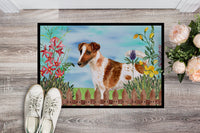 Smooth Fox Terrier Spring Indoor or Outdoor Mat 18x27 CK1209MAT