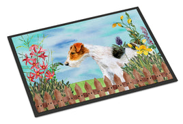 Fox Terrier Spring Indoor or Outdoor Mat 18x27 CK1212MAT