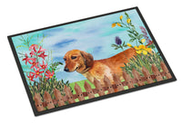 Dachshund Spring Indoor or Outdoor Mat 24x36 CK1214JMAT