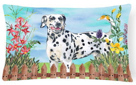 Dalmatian Spring Canvas Fabric Decorative Pillow CK1215PW1216