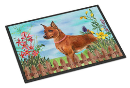 Miniature Pinscher Spring Indoor or Outdoor Mat 24x36 CK1218JMAT