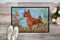 Miniature Pinscher Spring Indoor or Outdoor Mat 18x27 CK1218MAT