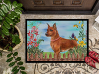 Miniature Pinscher Spring Indoor or Outdoor Mat 18x27 CK1218MAT