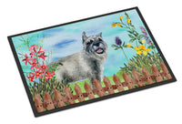 Schnauzer Spring Indoor or Outdoor Mat 24x36 CK1224JMAT